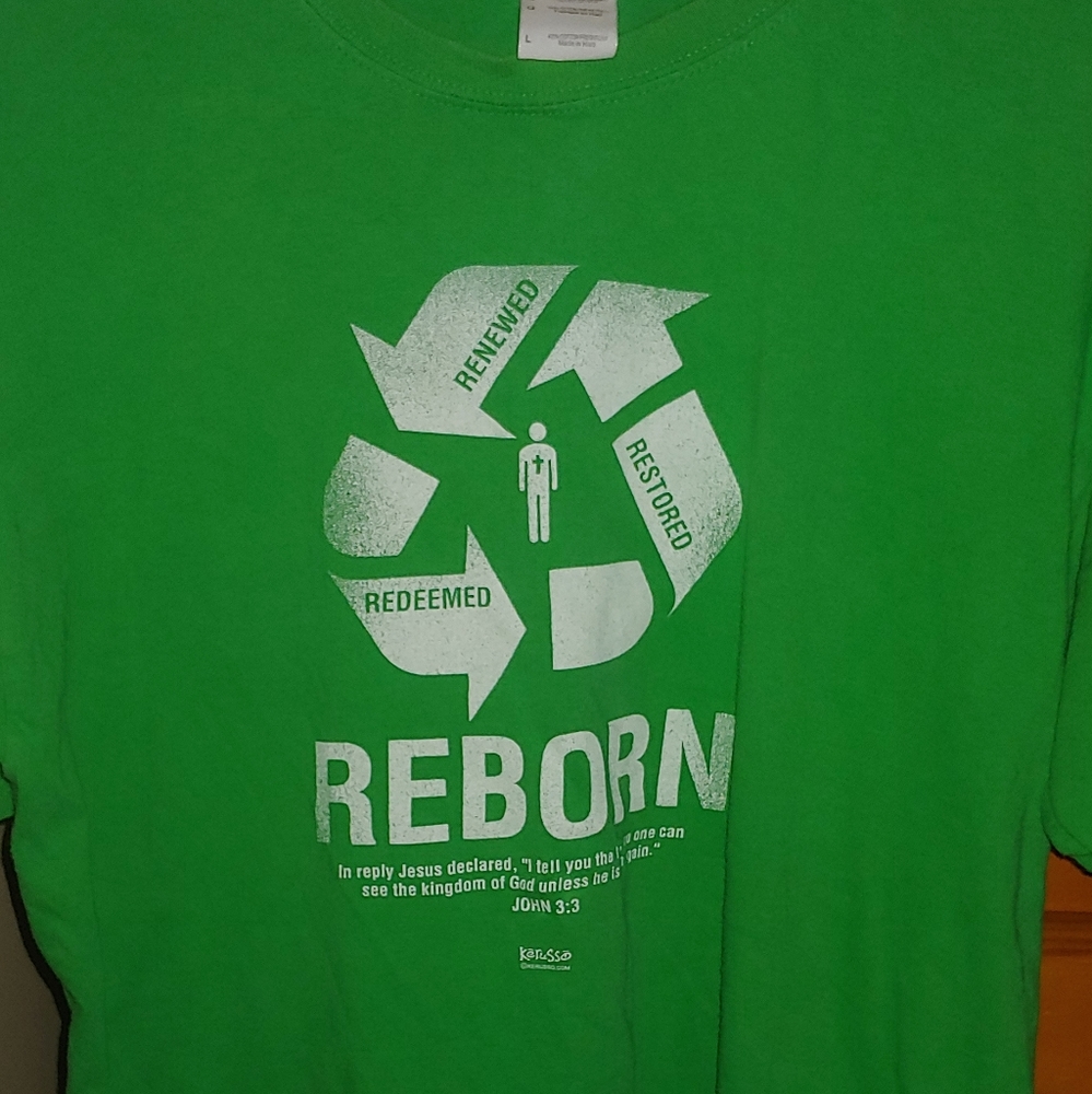 Reborn Scripture tshirt John 3:3